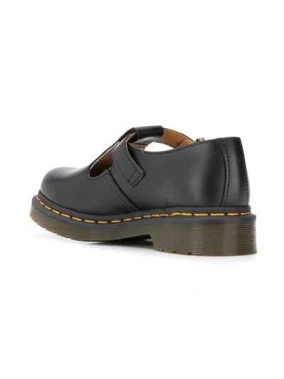 Shop Dr. Martens' Polley Smooth Shoes In Black