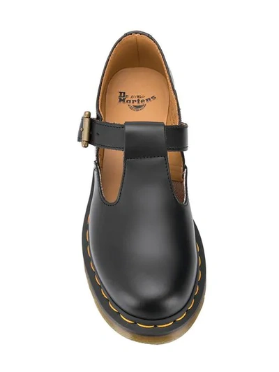 Shop Dr. Martens' Polley Smooth Shoes In Black