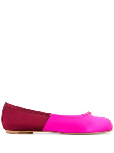 Shop Maison Margiela Tabi Ballerina Shoes In Pink
