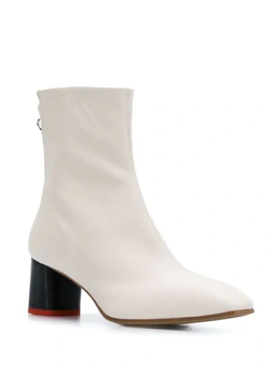 Shop Aeyde Florence Creamy Boots In White