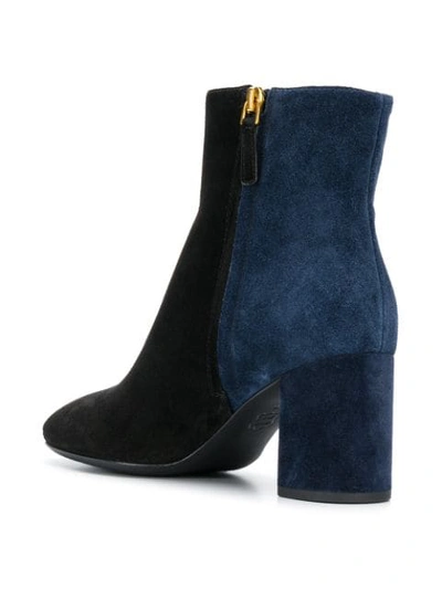 Shop Tory Burch Velvet Ankle Boots In Black
