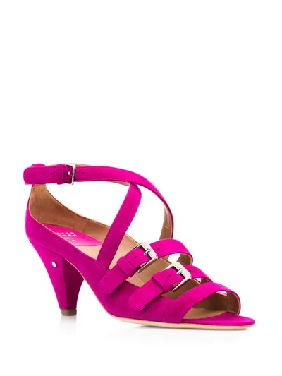Shop Laurence Dacade Buckled Sandals In Pink