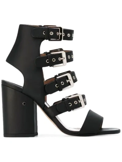 Shop Laurence Dacade Ankle Length Sandals In Black