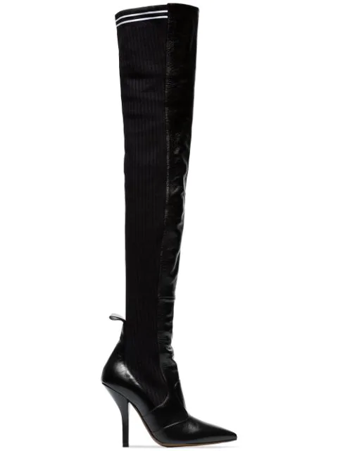 fendi knee high boots