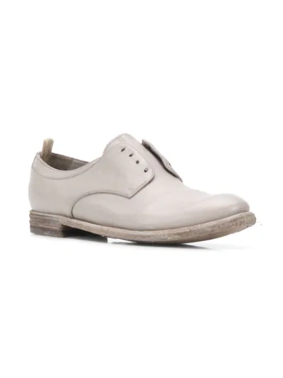 Shop Officine Creative Lexikon Laceless Derby Shoes In Grey