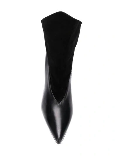 Shop Givenchy Pointed Ankle Boots In Black
