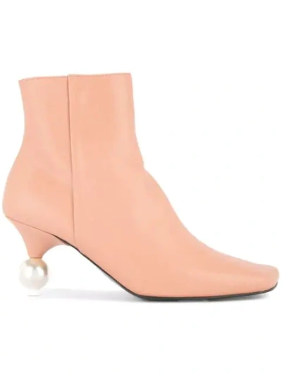 Shop Yuul Yie Sphere Heel Boots - Pink