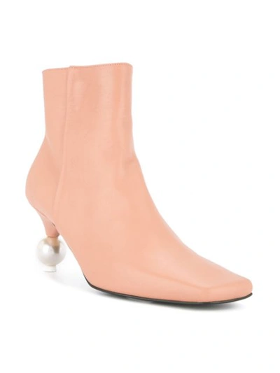 Shop Yuul Yie Sphere Heel Boots - Pink