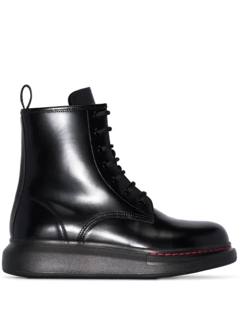 alexander mcqueen combat boots