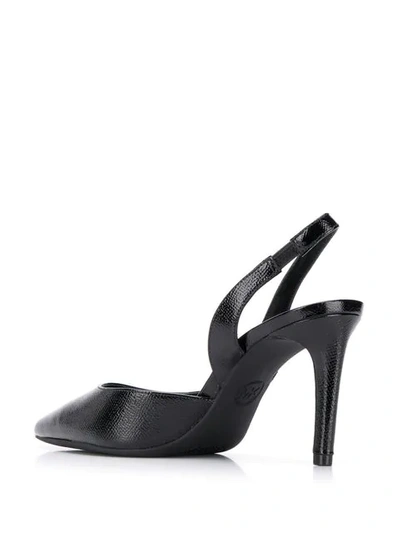 Shop Michael Michael Kors Lucille Flex Slingback Pumps In Black