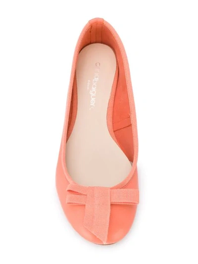 Shop Anna Baiguera Annette Flex Ballerinas In Orange