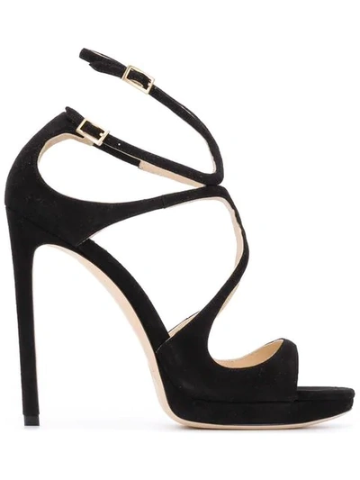 Shop Jimmy Choo Lance Sandals In Black