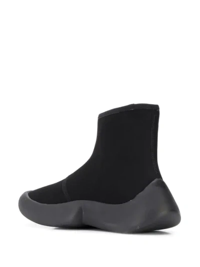 Shop Camper Minimal Slip-on Boots In 001 Black