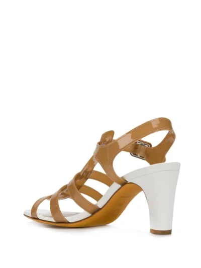 Shop Maryam Nassir Zadeh Heeled Sandal In Neutrals