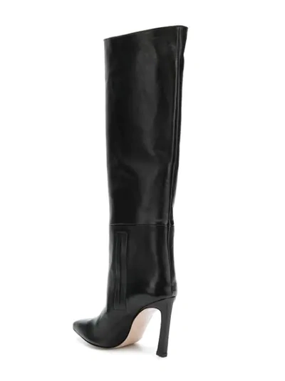 Shop Stuart Weitzman Aces Knee-length Boots In Black