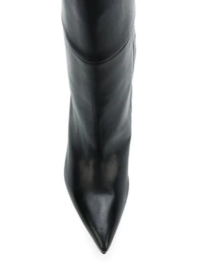 Shop Stuart Weitzman Aces Knee-length Boots In Black