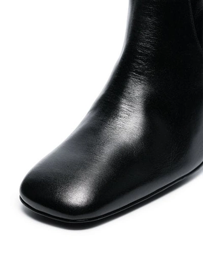 Shop Dorateymur Black Town & Country 90 Leather Boots In Black Leather