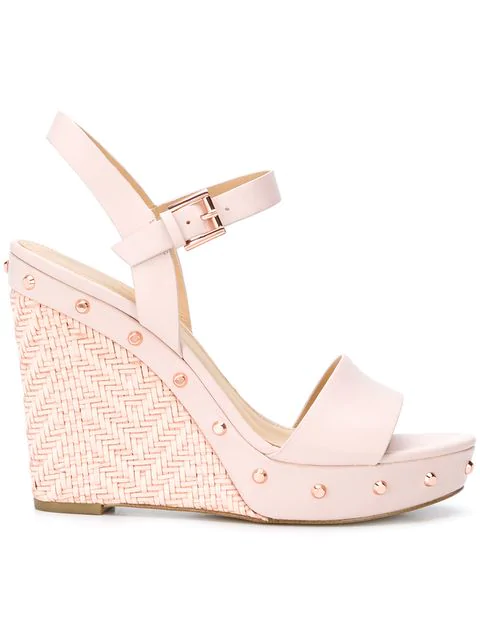 michael kors studded wedges