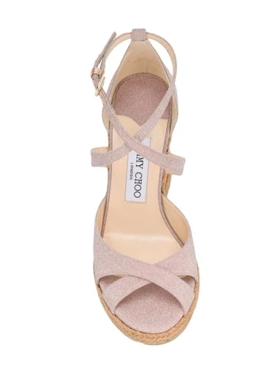 Shop Jimmy Choo Alanah 105 Sandals In Pink