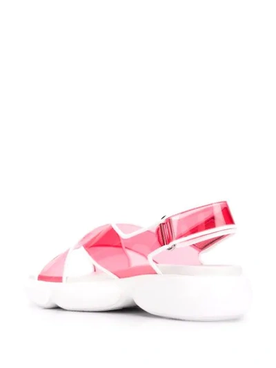 Shop Prada Cloudbust Sandals In Pink