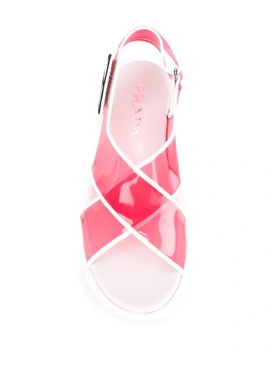 Shop Prada Cloudbust Sandals In Pink