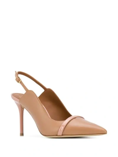 Shop Malone Souliers Marion Slingback Pumps In Neutrals