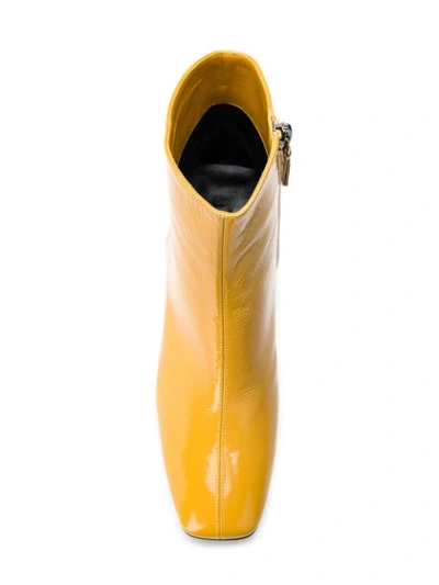 Shop Casadei Rain Ankle Boots - Yellow