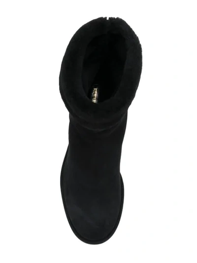 Shop Nicholas Kirkwood Casati Pearl Slip On Boots In Black