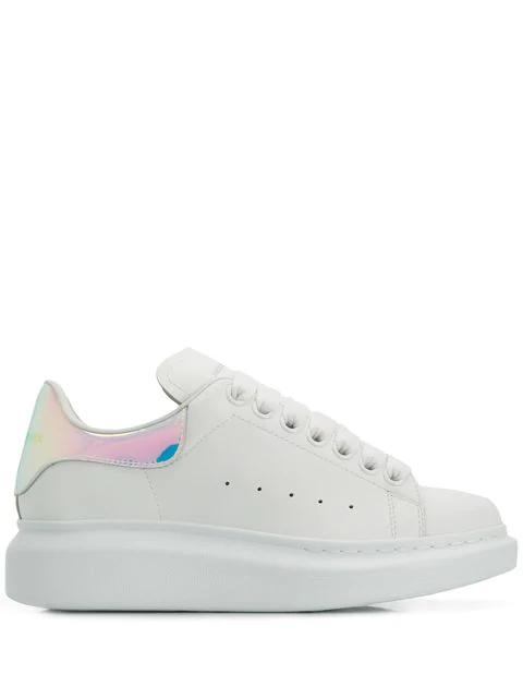 alexander mcqueen white shock pink