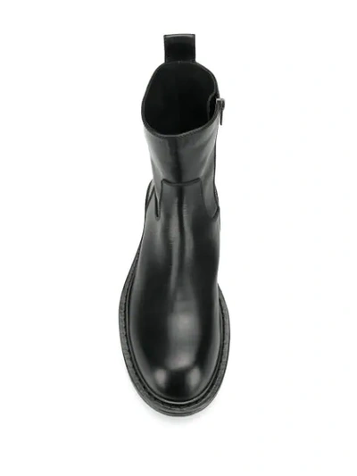 Shop Ann Demeulemeester Biker Boots In Black