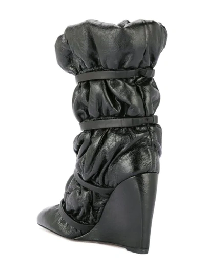 Shop Stuart Weitzman Duvet Stud Boots In Black