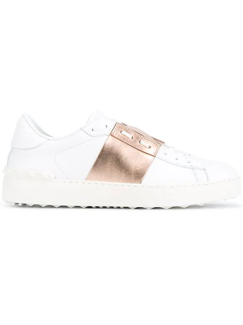 valentino open sneaker gold