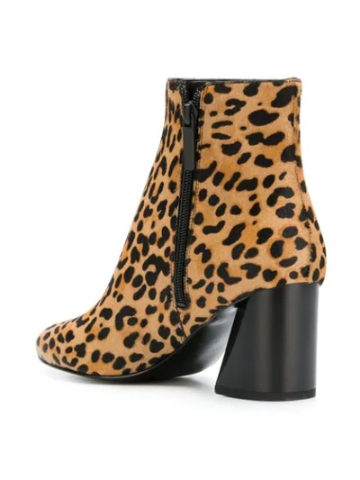 Shop Kendall + Kylie Kendall+kylie Hadlee Leopard Print Ankle Boots - Brown