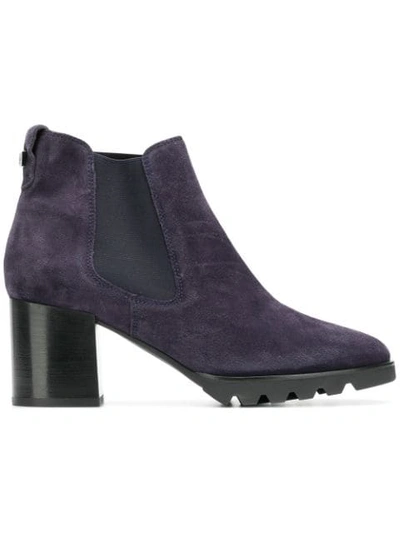 Shop Hogl Tess Chelsea Boots In Blue