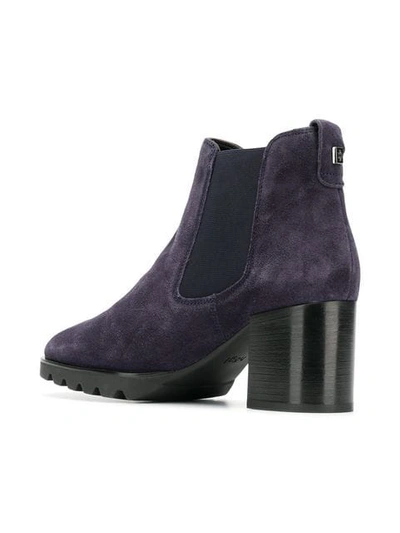 Shop Hogl Tess Chelsea Boots In Blue