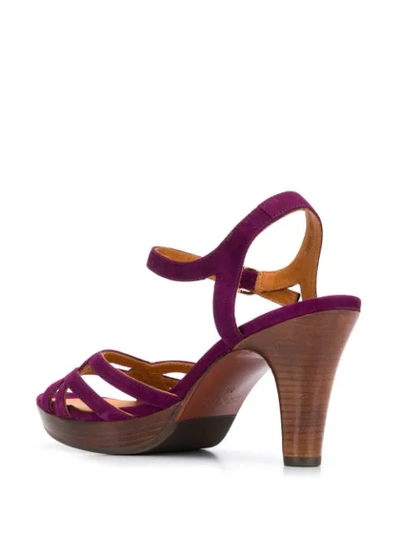 Shop Chie Mihara Lamisa Sandals In Purpura