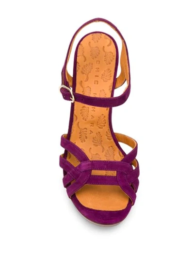 Shop Chie Mihara Lamisa Sandals In Purpura