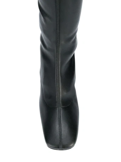 Shop Alyx 1017  9sm Over-the-knee Square Toe Boots - Black