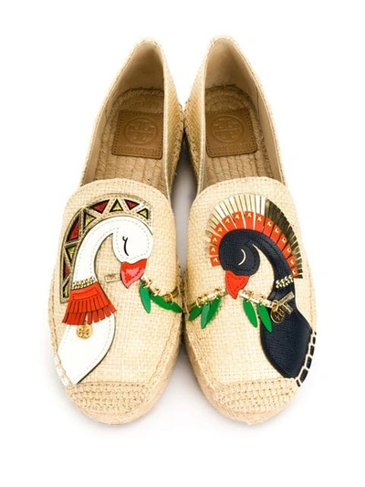 Tory burch top parrot espadrille