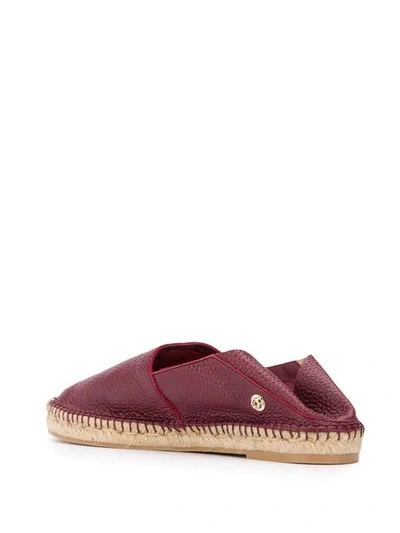 Shop Valentino Garavani Collapsible Heel Espadrilles In Red