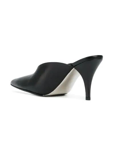 Shop Calvin Klein 205w39nyc Pointed Toe Mules In Black