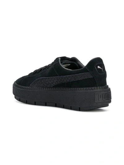 Shop Puma Platform Trace Animal Sneakers - Black