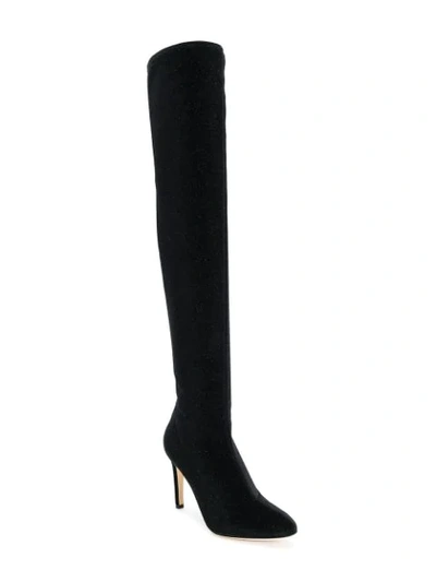 Shop Giuseppe Zanotti Over The Knee Boots In 2 Nero