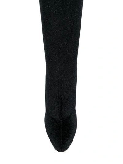 Shop Giuseppe Zanotti Over The Knee Boots In 2 Nero