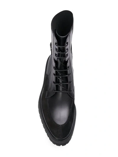 Shop Givenchy Aviator Ankle Boots In Black
