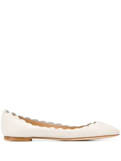 Fabio Rusconi Ballerinas Mit Wellenkanten Nude In Neutrals