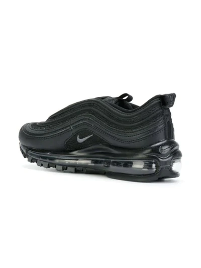 Nike Air Max 97 "triple Black" Sneakers In Black/black/dark Grey | ModeSens