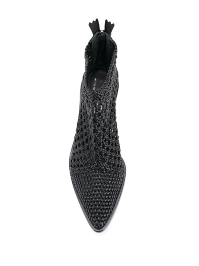 Shop Agl Attilio Giusti Leombruni Woven Boots In Black
