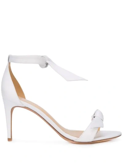 Shop Alexandre Birman Sandalen Mit Schleife - Weiss In White