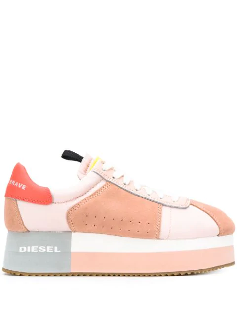 diesel platform sneakers